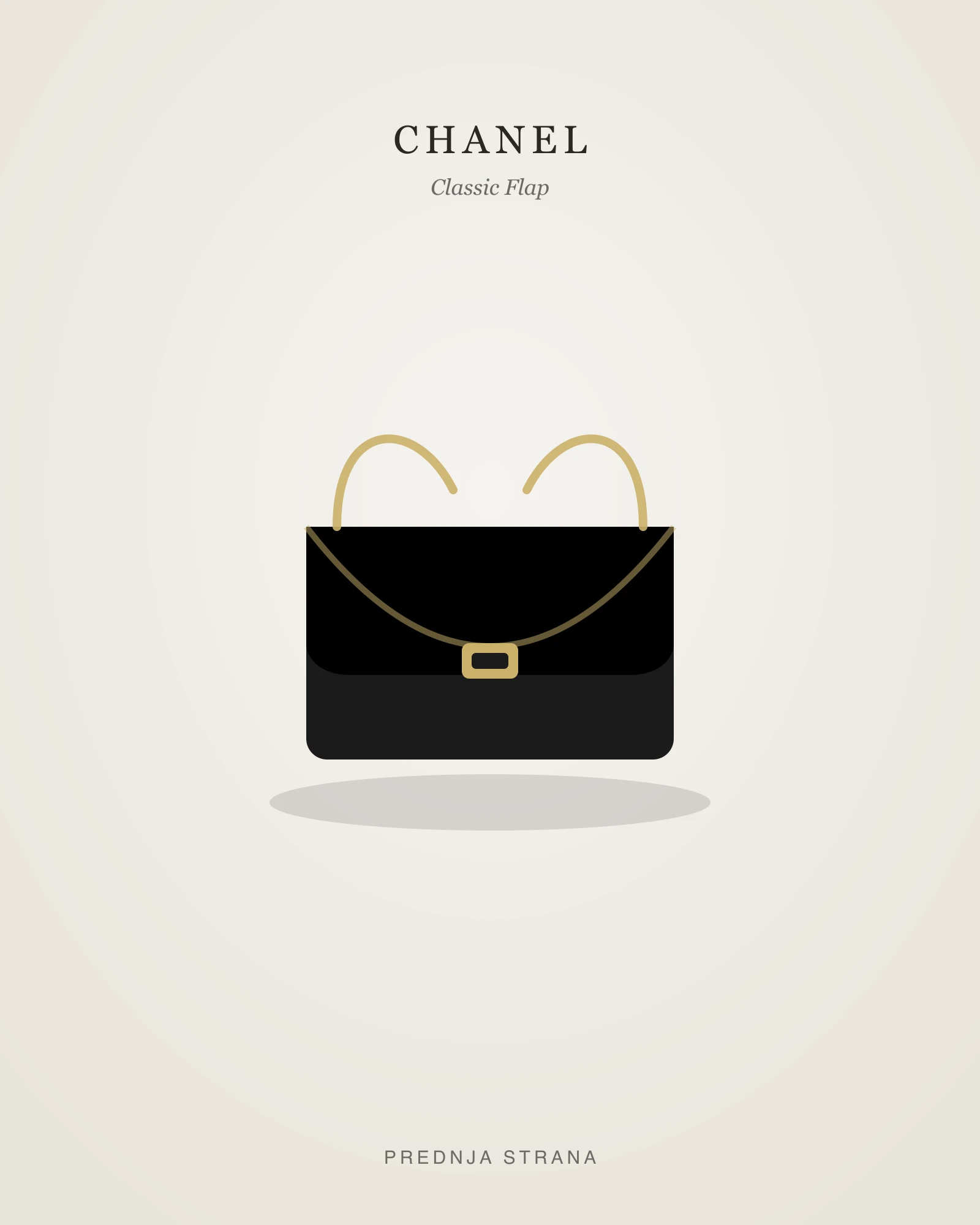 Chanel Classic Flap — prednja strana